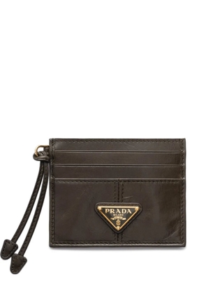 Prada leather card holder - Green