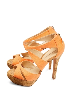 Alexandre Birman platform heeled sandals - Orange