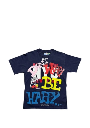 Better with Age graphic-print T-shirt - Blue
