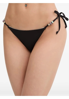 Bond-eye Anali bead-embellished bikini bottom - Black