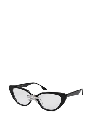 YVMIN x Shushutong bow-detail glasses - Black