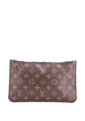 Louis Vuitton Pre-Owned Neverfull Pochette Monogram Canvas Large pouch - Brown