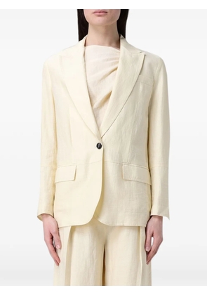 Tela single-breasted blazer - Yellow