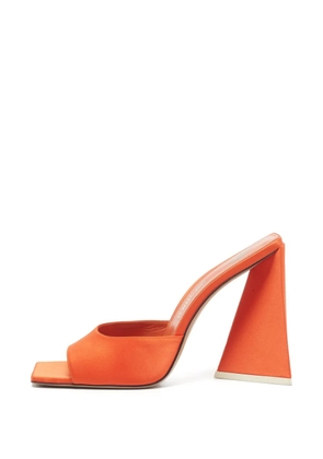 The Attico Luz square-toe mules - Orange