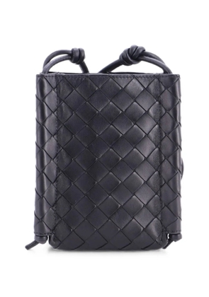 Bottega Veneta Pre-Owned The Knot Bag Intrecciato Nappa Mini crossbody bag - Black