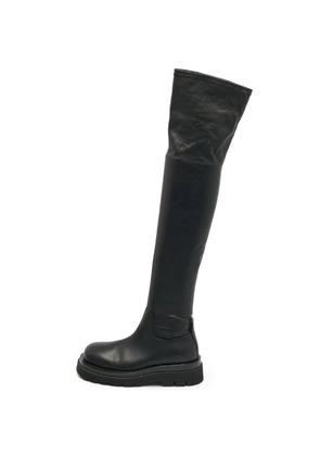 Bottega Veneta Pre-Owned Lug over-the-knee boots - Black