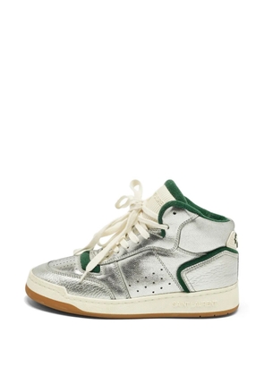 Saint Laurent Pre-Owned SL/80 high-top sneakers - Silver