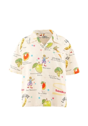 SAINT MXXXXXX x Sean Wotherspoon graphic-print shirt - Neutrals