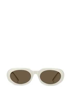 Marc Jacobs Eyewear The Sunglasses oval-frame sunglasses - White