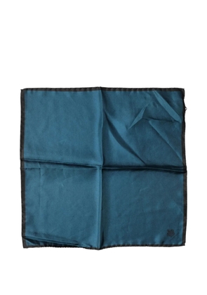Dolce & Gabbana logo-print silk scarves - Blue