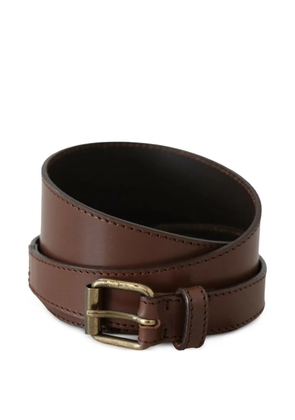 Plein Sud buckle-fastening leather belt - Brown
