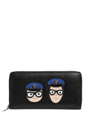 Dolce & Gabbana cartoon-patch wallet - Black