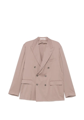 Tagliatore double-breasted peak-lapels blazer - Neutrals