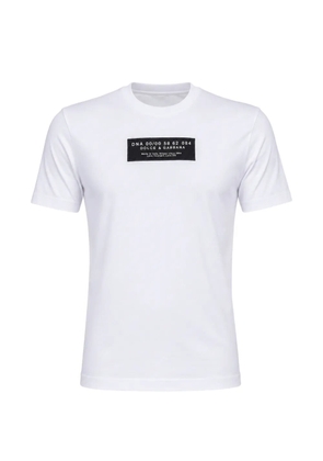 Dolce & Gabbana logo-applique T-shirt - White