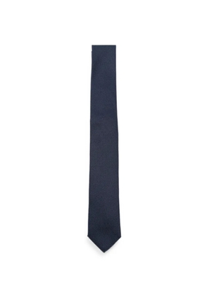 Manuel Ritz textured silk tie - Blue