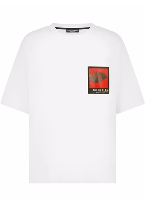 Dolce & Gabbana logo-print oversized T-shirt - White