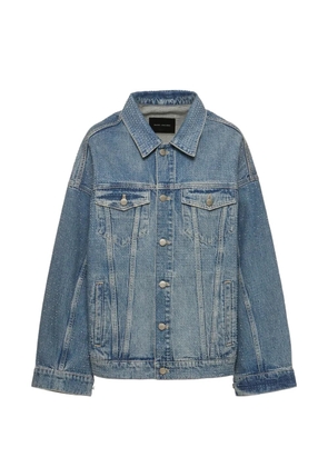 Marc Jacobs rhinestone-embellished denim jacket - Blue