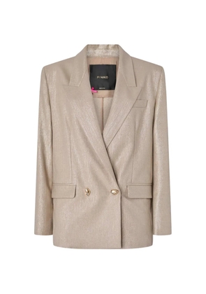 PINKO metallic double-breasted blazer - Neutrals