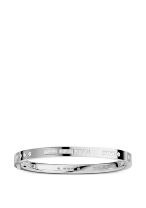 APM Monaco Morse Bonheur bangle - Silver