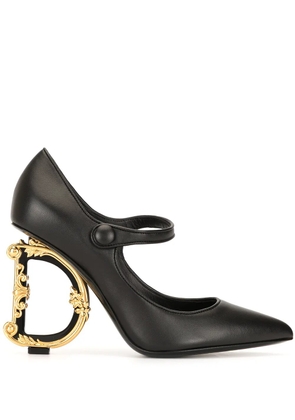 Dolce & Gabbana Mary Jane Baroque heel pumps - Black