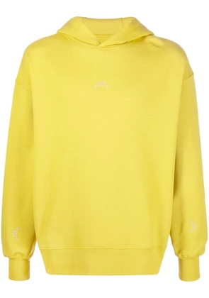 A-COLD-WALL* logo-print pullover hoodie - Green