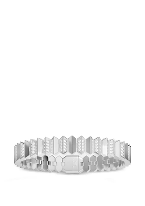 APM Monaco Up and Down XL crystal-embellished bracelet - Silver