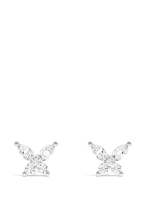 APM Monaco butterfly stud earrings - Silver