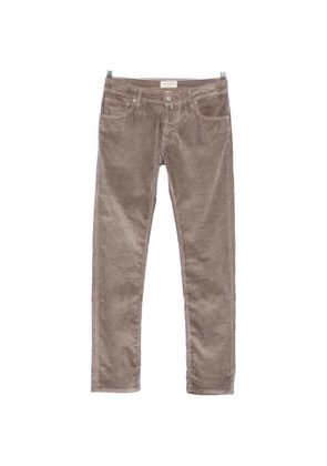 Jacob Cohën Nick corduroy-effect slim-fit cotton trousers - Neutrals