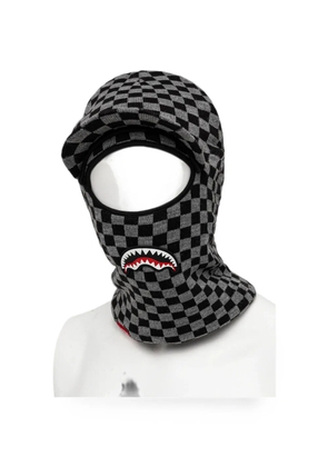 Sprayground check-pattern balaclava - Black
