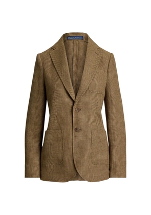 Polo Ralph Lauren Glen plaid single-breasted blazer - Brown