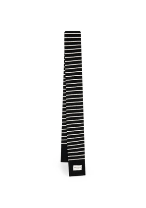 Marc O'Polo striped wool scarf - Black