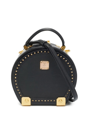 MCM Pre-Owned Berlin studded round tote bag - Black