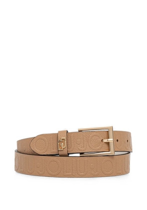 LIU JO logo-embossed belt - Neutrals