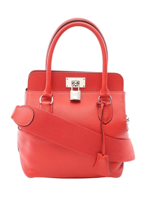 Hermès Pre-Owned 2018 Evercolor Toolbox 20 satchel - Red
