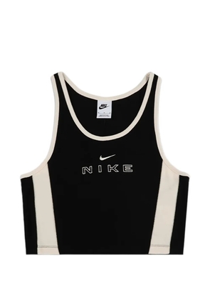 Nike logo-print sleeveless top - Black
