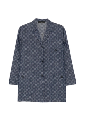 Gucci GG Supreme denim jacket - Blue