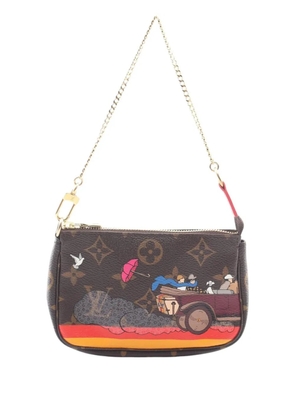 Louis Vuitton Pre-Owned 2015 Monogram Evasion Mini Pochette Accessoires handbag - Brown