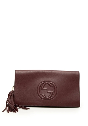 Gucci Pre-Owned 2000-2015 Calfskin Soho Disco clutch bag - Red