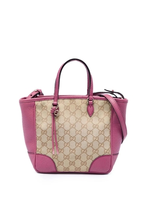 Gucci Pre-Owned 2016-2026 Small GG Canvas Bree satchel - Neutrals