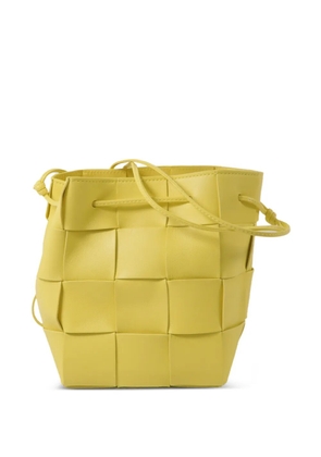Bottega Veneta Pre-Owned Cassette Intrecciato mini bag - Yellow