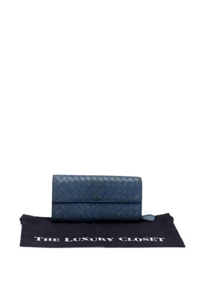 Bottega Veneta Pre-Owned foldover wallet - Blue