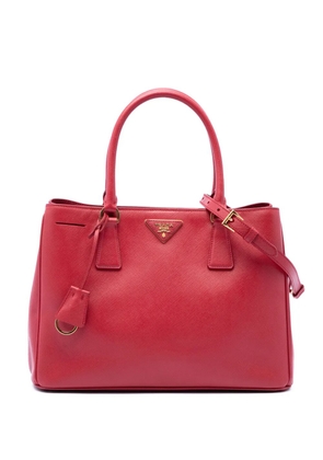Prada Pre-Owned 2010-2026 Medium Saffiano Lux Galleria satchel - Red