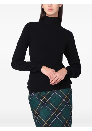 Moschino tie-back roll-neck sweater - Black
