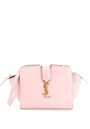 Saint Laurent Pre-Owned Monogram Cabas Downtown Leather Toy crossbody bag - Pink