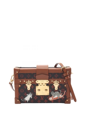Louis Vuitton Pre-Owned 2018-2019 Grace Coddington Catogram Petite Malle crossbody bag - Brown