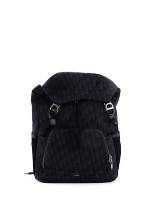 Christian Dior Pre-Owned Dior 8 Oblique Jacquard backpack - Black