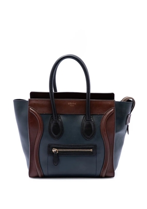 Celine Pre-Owned 2011 Mini Tricolor Leather Luggage tote bag - Blue