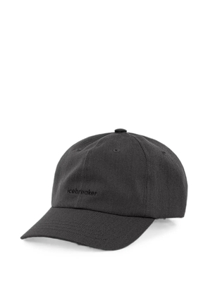 icebreaker logo-embroidered baseball cap - Grey