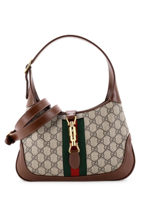 Gucci Pre-Owned Jackie 1961 GG Coated Canvas Small hobo bag - Brown