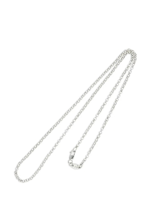 Chrome Hearts R18 roll chain necklace - Silver